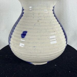 Studio, art, pottery Blue and White Ceramic Vase